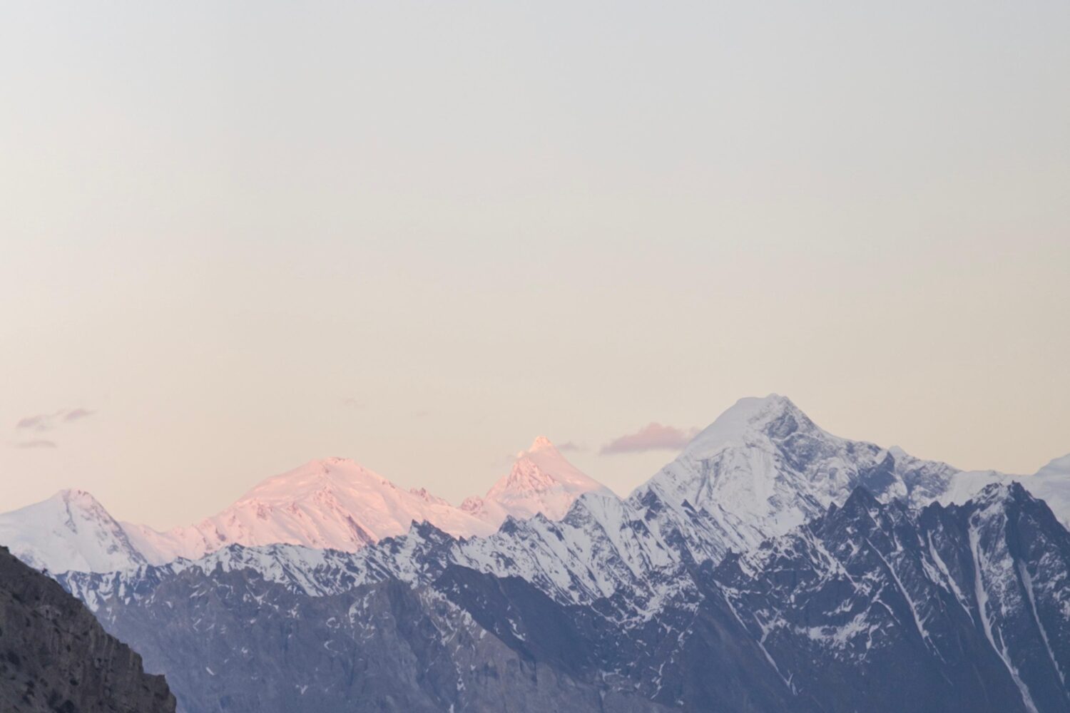 majestic peaks of Batura Glacier (Yashpert) Meadow