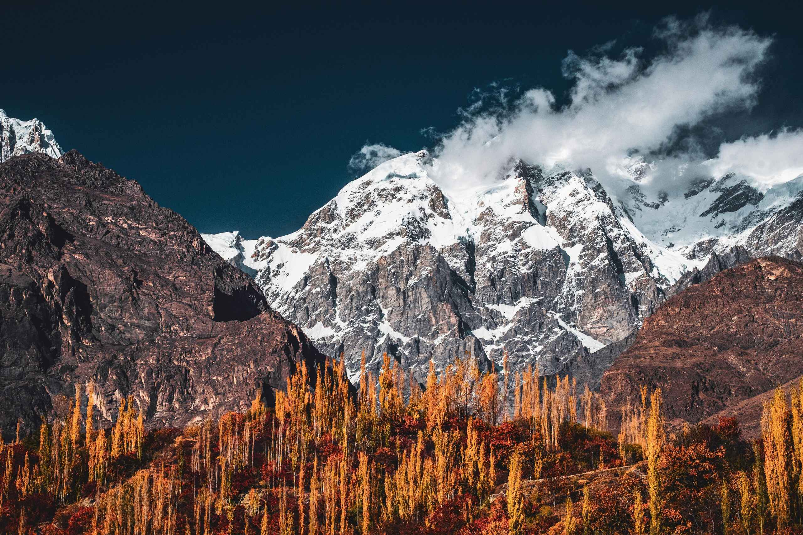Hunza Valley in Autumn